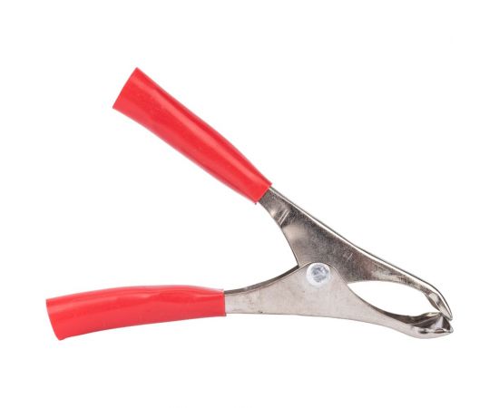 Зажимы "крокодилы" AUTOVIRAZH 15А 53мм 2шт(красный+черный) AV-010201 – изображение 3