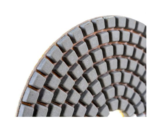 Круг алмазный гибкий шлифовальный для полировки мрамора (100х3х15 мм; Р2000) vertextools 12500-2000 – изображение 3