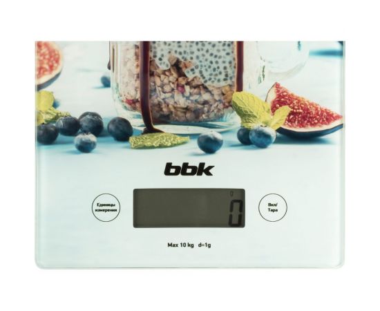Кухонные весы bbk KS102G лазурный 00-00001165 – изображение 2