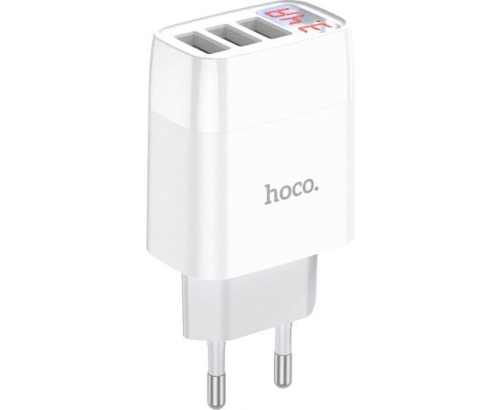 Зарядное устройство Hoco C93A, 3xUSB, 2.4А, белый, 6931474760593 – изображение 2