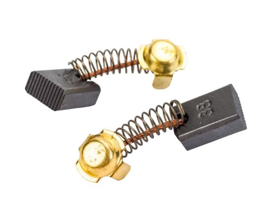 Комплект угольных щеток для электроинструмента Hitachi (пружина, пятак-уши), 7x13x17 мм, 2 шт COFRA SDH-34639 – изображение 3