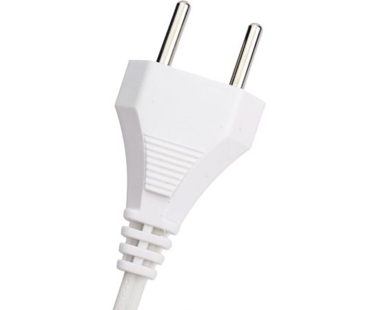 Сетевой шнур Мастер Тока ШВВПбм 2x0.75 белый, 6А, без заземления, 3м, плоская вилка СШ0036 – изображение 3