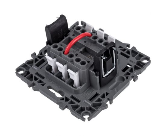 Двойной выключатель ЭРА 12-1104-12 10АХ-250В, IP20, 12, графит Б0019287 – изображение 3