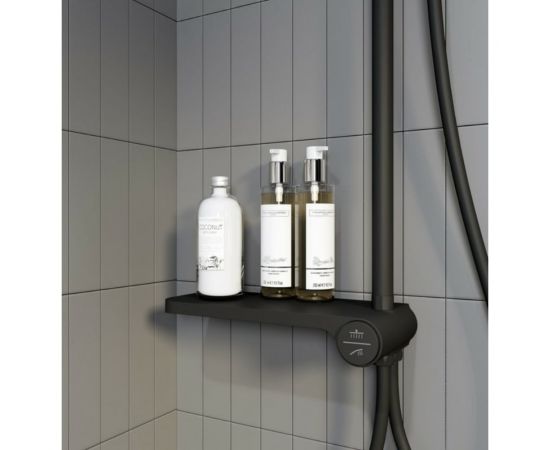 Душевой гарнитур IDDIS Ray с верхней лейкой, черный матовый RAYMS3Fi76 – изображение 5