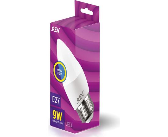Светодиодная лампа REV C37 Е27 9W, 2700K, 32412 6 – изображение 2