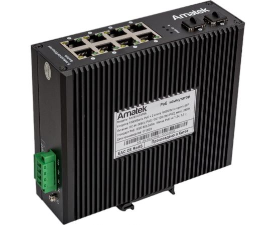 Промышленный коммутатор Amatek AN-SXG10P8A на 10 портов 7000658 – изображение 5