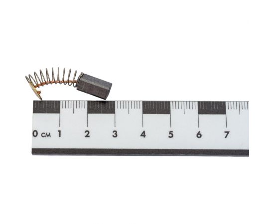 Комплект угольных щеток для электроинструмента Hammer (пружина, пятак), 5x8х11 мм, 2 шт COFRA SDH-34594 – изображение 2