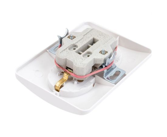 Розетка Smartbuy 2-местная с заземлением 16А белая, керамика Марс SBE-02w-16-S2-Z-c – изображение 3