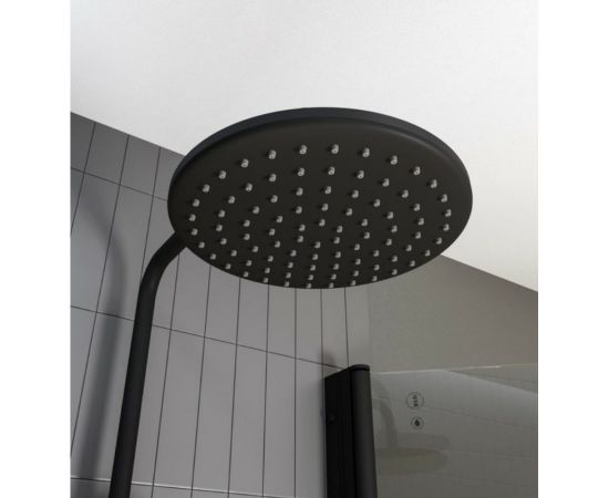 Душевой гарнитур IDDIS Ray с верхней лейкой, черный матовый RAYMS3Fi76 – изображение 4
