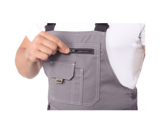 Полукомбинезон iForm ЭДВАНС серый-т.серый-черный, р. 120-124, рост 170-176 Пком 654/120/170 – изображение 8