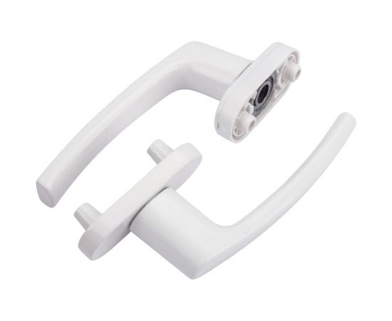 Оконная двухсторонняя ручка Дверной Страж 4-х позиц., белая ДС42292 – изображение 4