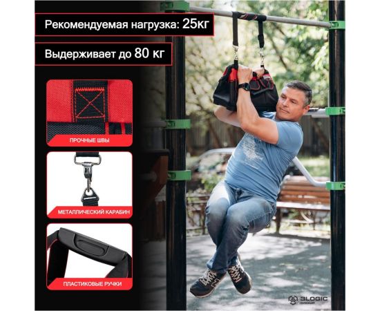 Сумка для инструментов с жестким пластиковым дном DELI dl430318 430x200x290 мм, 14 карманов, плечевой ремень, ткань Оксфорд 1680d 111106 – изображение 8