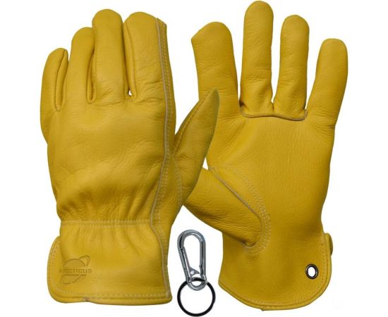 Перчатки из козьей кожи ARCTICUS желто-коричневые, р. 10 2404-101 