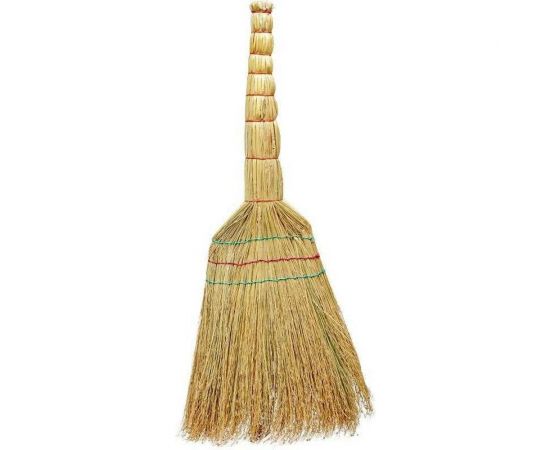 Веник ООО Комус Люкс сорго, 3-х прошивной, 19-23x81 см 554354 