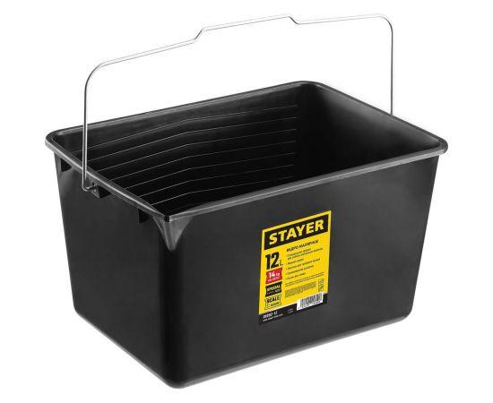 Малярное пластмассовое ведро 12 л, STAYER 06092-12 