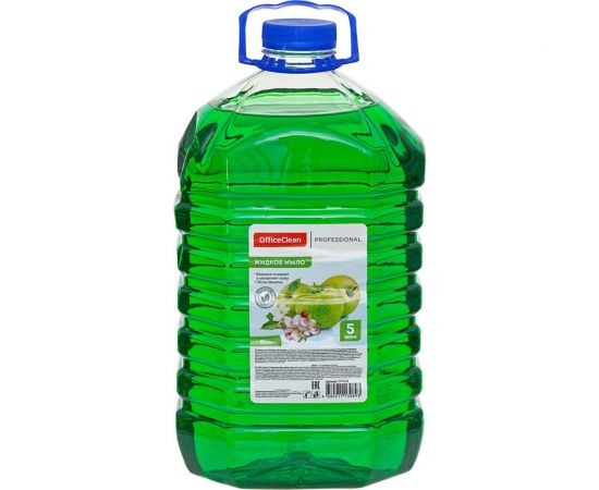 Жидкое мыло OfficeClean Professional Яблоко ПЭТ, 5 л 247028/П 