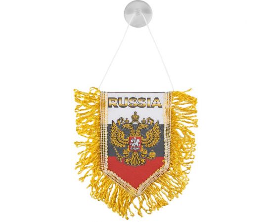 Пятиугольный вымпел Флаг Россия с орлом SKYWAY S05101011 