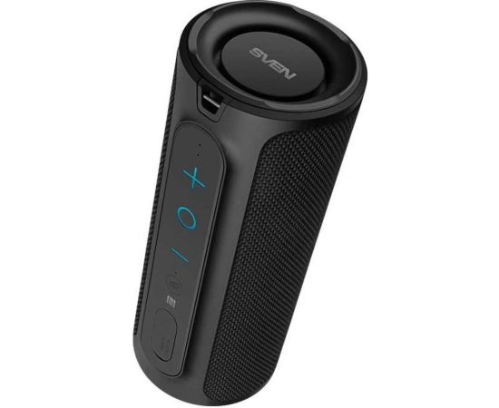 Портативная колонка SVEN АС PS-300 черная, 24 Вт, Waterproof (IPx7), TWS, Bluetooth, 2000 мА*ч SV-021221 