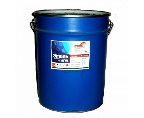 Краска атмосферостойкая Радугамалер STATUS ПФ-115 бирюзовая 10 кг 2000996555148 