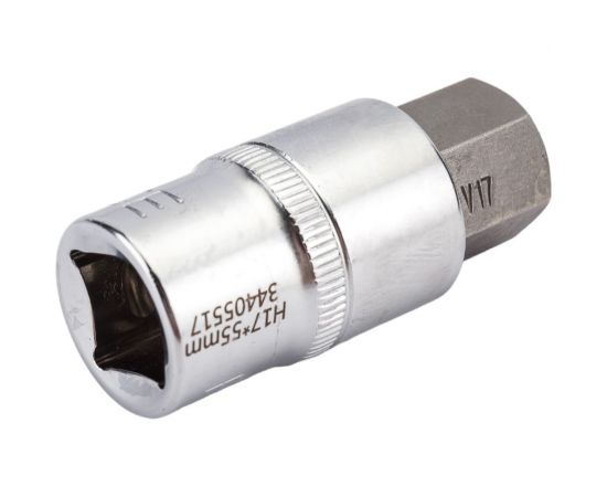 Головка-бита 6-гранная (17 мм; 1/2""; L-55 мм) ROCKFORCE RF-34405517 