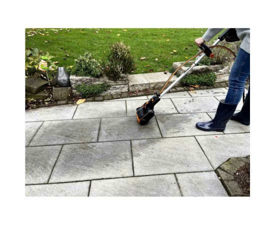 Щетка для чистки дорожек WORX 20В, 4Ач х1 ЗУ коробка WG441E – изображение 13