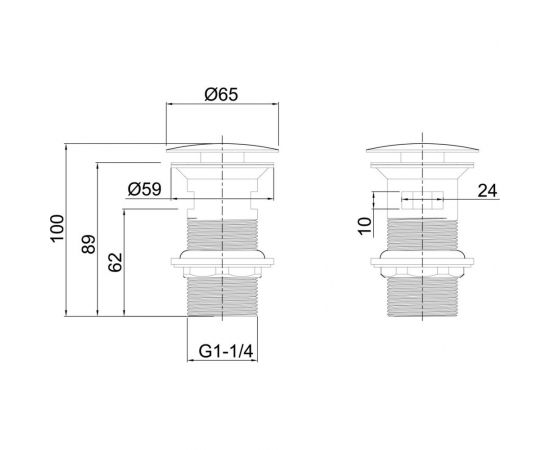 Донный клапан ALLEN BRAU Priority 5.31023-BN 00265534 – изображение 2