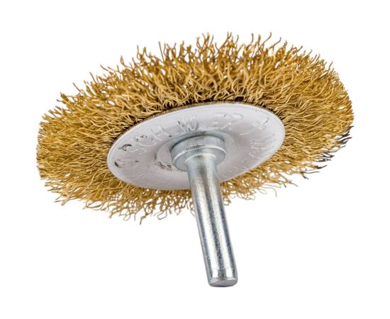 Щетка радиальная плоская (60 мм; латунированная проволока 0.3 мм) для дрели SCH.W.ERT 4001008 – изображение 4