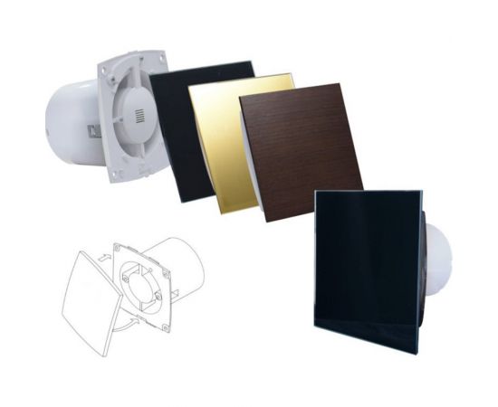 Маска MTG для вентилятора A100M СЕРЕБРО 403030 – изображение 2