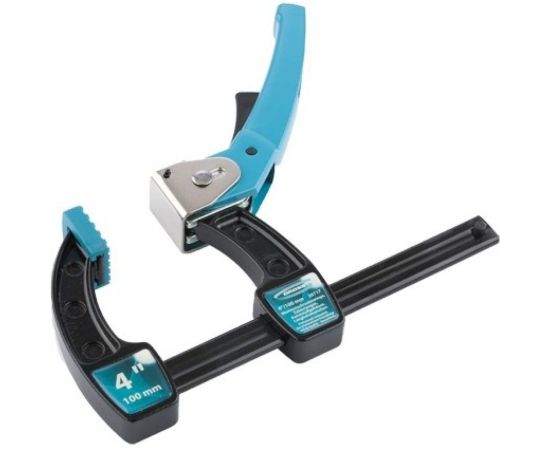 Реечная быстрозажимная струбцина, металлический корпус,рычажный храповый механизм, 4""/100 мм GROSS 20717 – изображение 3