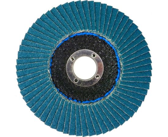 Круг лепестковый торцевой Planet-Mars z конический 125x22.23 мм, Р60, цирконий Sait 41606 – изображение 3