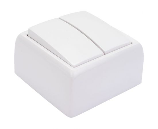 Выключатель ООО МПО Электротехника открытой установки 2 клавишный 1484 – изображение 2