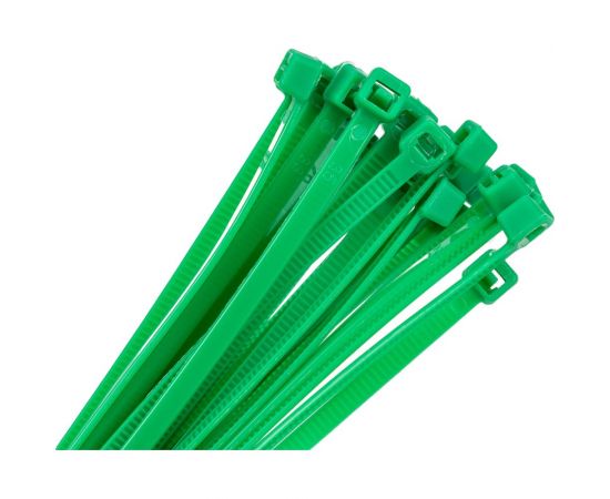 Кабельные стяжки Nord-Yada нейлоновые 3.6х250 мм зеленые 25 шт. 908426 – изображение 2