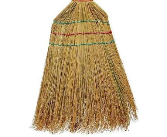 Веник ООО Комус Люкс сорго, 3-х прошивной, 19-23x81 см 554354 – изображение 2