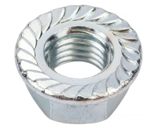 Гайка Метиз-Эксперт М12 с фланцем оц DIN 6923 уп. 100 шт. БП-00025114 – изображение 6