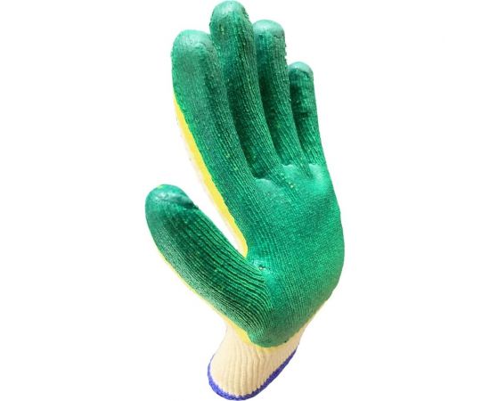 Рабочие перчатки Master-Pro® СТАНДАРТ-2Л, 10 пар, х/б, с двойным латексным покрытием 3013-CLA2-10 – изображение 2