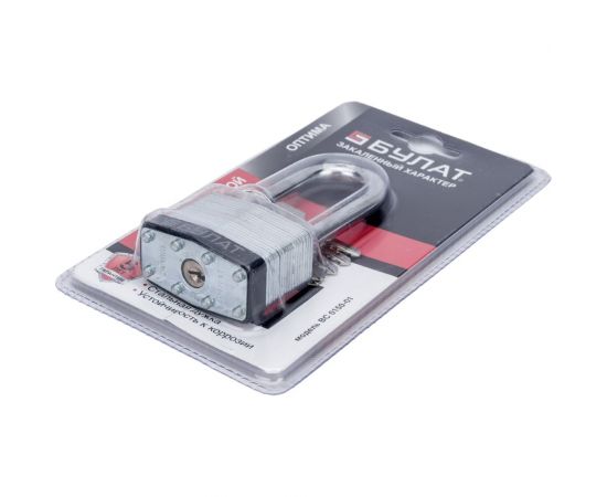 Навесной замок БУЛАТ ВС 0150-01 d=9 мм 13449 – изображение 3