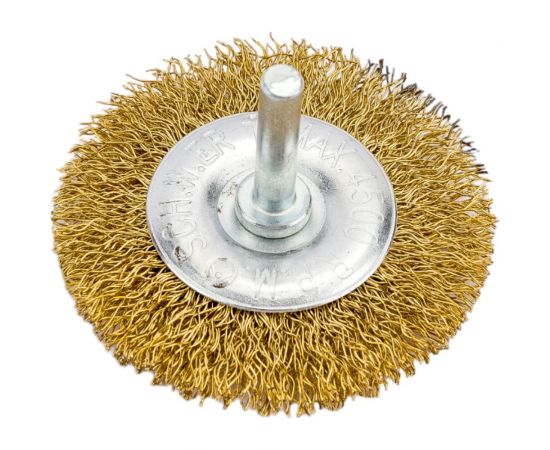 Щетка радиальная плоская (60 мм; латунированная проволока 0.3 мм) для дрели SCH.W.ERT 4001008 – изображение 3