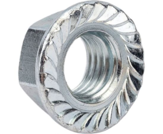 Гайка Метиз-Эксперт М12 с фланцем оц DIN 6923 уп. 100 шт. БП-00025114 – изображение 5