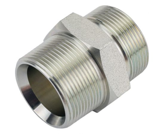 Переходной ниппель TITAN LOCK сталь, 1.1/2"", НР BSP/НР NPT, TL1.1/2RMBS-MNP – изображение 3