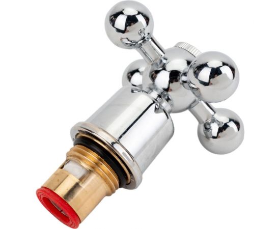 Кран-букса с маховиком mixline 1/2 керамическая 8х24, крест ML07 блистер, пара 526766 – изображение 2