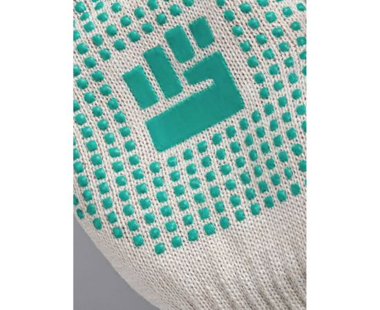 Трикотажные перчатки Фабрика перчаток, стандарт, с ПВХ, 10 класс, 5 нитей, белые, р.М 5-10-СТ-БЕЛ-(M) – изображение 2