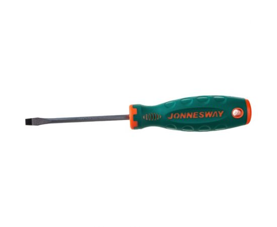 Стержневая шлицевая отвертка Jonnesway D71S6100 ANTI-SLIP GRIP, SL6.5x100 мм 49954 – изображение 4