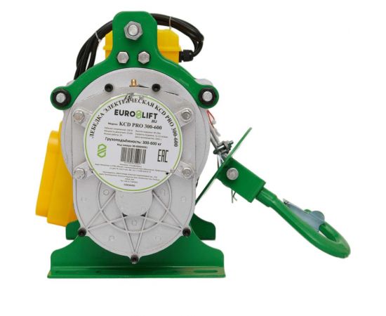 Электрическая лебедка EURO-LIFT kcd pro 500/1000 кг, 40/20 м, u=220 В 00-00004934 – изображение 3