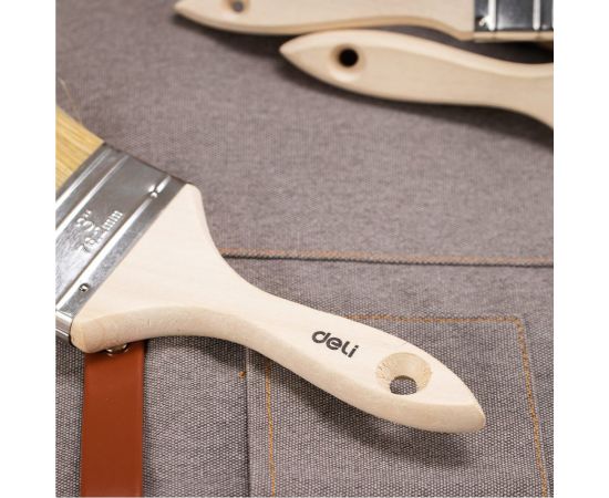 Малярная кисть DELI dl509102 с деревянной ручкой, 50.88 мм 104531 – изображение 6