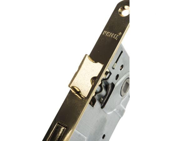 Врезной замок РЕНЦ 85х50 мм, латунь блестящая INLBB 8550-2/1 PB – изображение 3