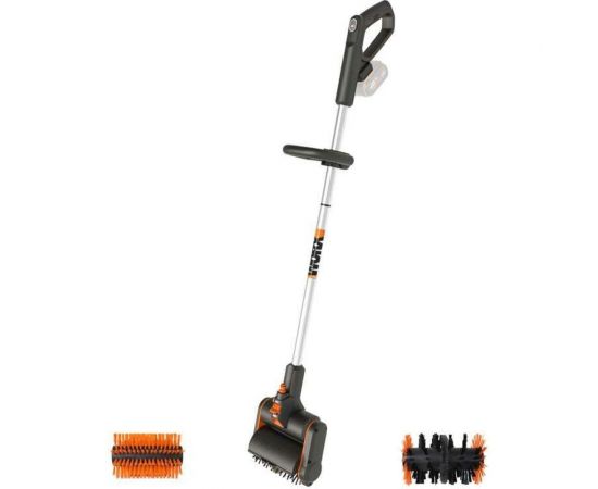 Щетка для чистки дорожек WORX 20В, 4Ач х1 ЗУ коробка WG441E – изображение 8