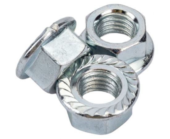 Гайка Метиз-Эксперт М12 с фланцем оц DIN 6923 уп. 100 шт. БП-00025114 – изображение 3