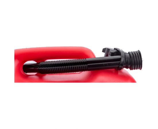 Канистра 20 л, красная для топлива в комплекте с крышкой и лейкой 3ton 55299 – изображение 2