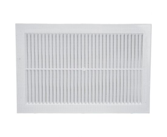 Решетка неразъемная с москитной сеткой (200x300 мм; белая) TDM SQ1807-0090 – изображение 3