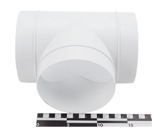 Тройник Т-образный для круглых воздуховодов D125 мм ВИЕНТО В12,5ТКП – изображение 2